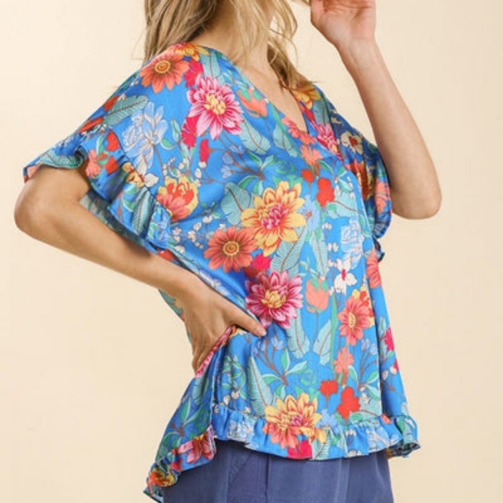 Umgee Ruffle Hem Top - image 2